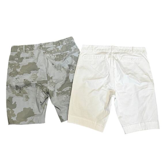 Simple Laguna Women’s “Monaco” Shorts – 2-Pair Bundle-White and Floral Camo Sz 8 - Picture 2 of 4